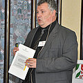 Norbert Kolbig präsentierte den aktualisierten Expertenstandard „Pflege von Menschen mit chronischen Wunden“ auf dem 2. LfK-Wundkongress Pflege in Dortmund.